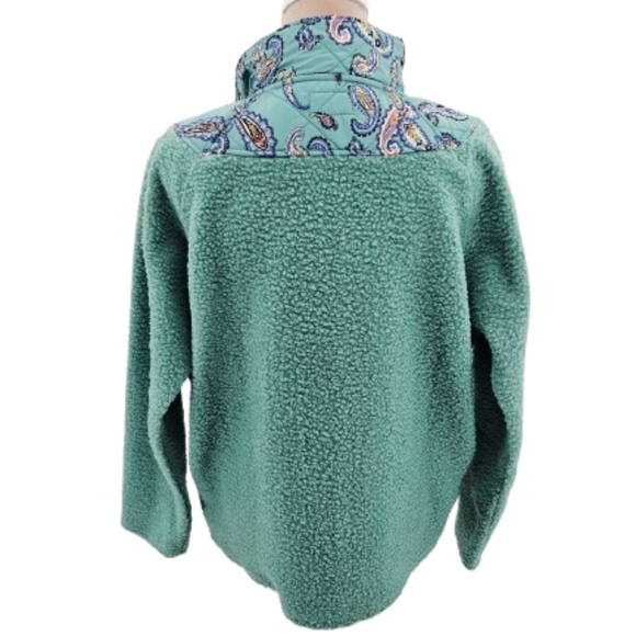 NWOT Vera Bradley Teddy Fleece Pullover Quarter Zip - Picture 3 of 9